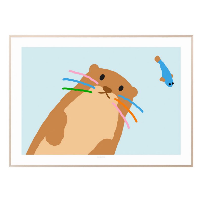 ArtPrint - Otter Blue
